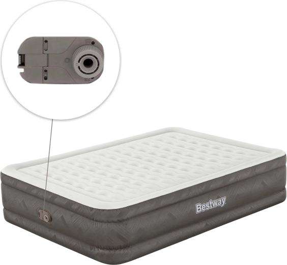 Built-in electric pump for convenient inflation