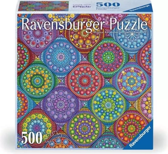 Ravensburger puzle Brīnišķīgas mandalas 500 gabaliņi