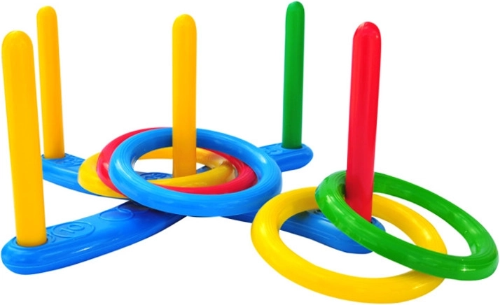 family skill game with basket and rings Serso – indoor and outdoor