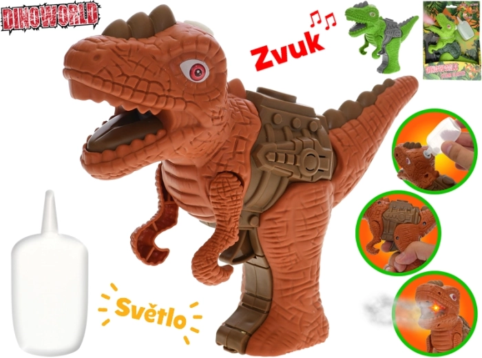 Interactive Dinosaur with Steam Dinoworld 17 cm
