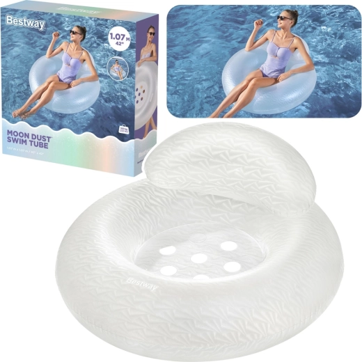 Bestway Moon Dust peldriņķis (piepūšamais aplis) ar sēdeklīti