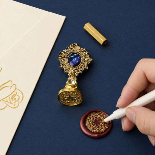 Ornate stamp for an elegant seal