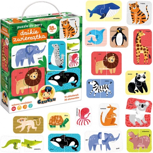 CzuCzu Matching Puzzle – Wild Animals