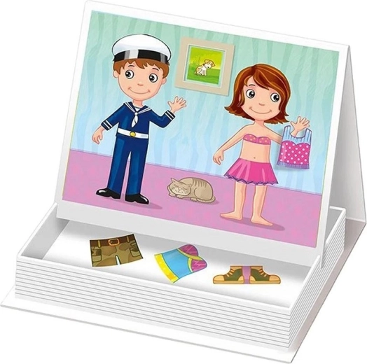 Fold-out magnetic board
