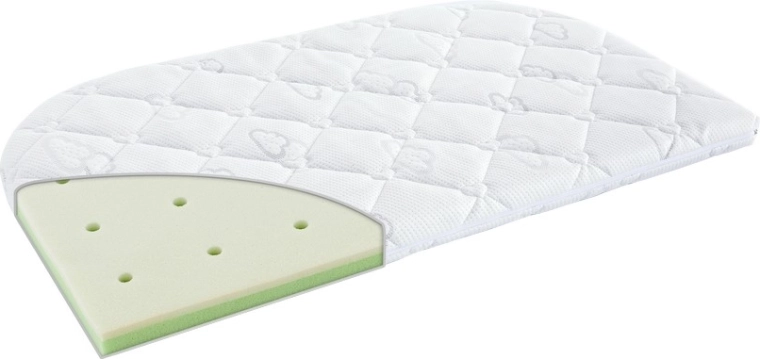 Träumeland cot bedside mattress Little Angel 88 × 50 cm
