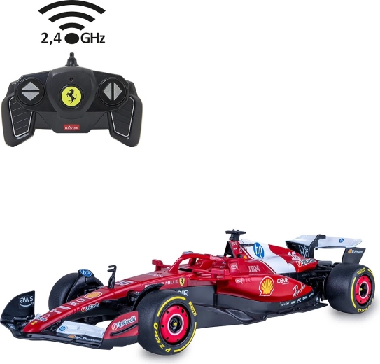 JAMARA Ferrari SF-25 RC Formula 1 automašīna mērogā 1:18, sarkana