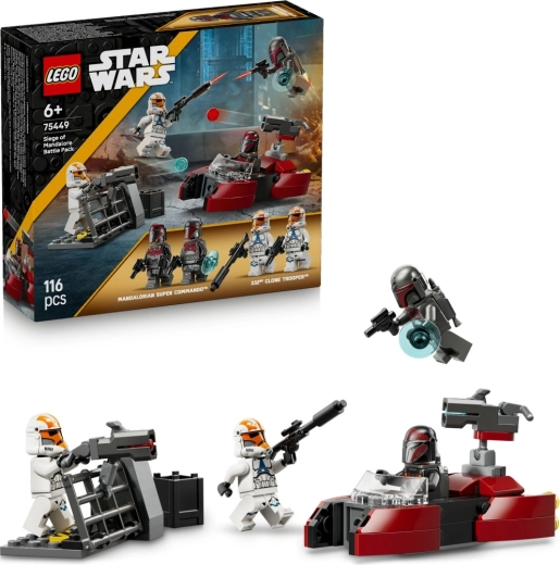 LEGO Star Wars kaujas komplekts “Mandaloras aplenkums”