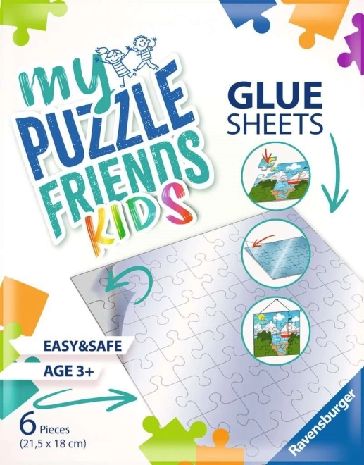 Pašlīmējošā plēve puzlēm 500 gab. RAVENSBURGER My Puzzle Friends Kids