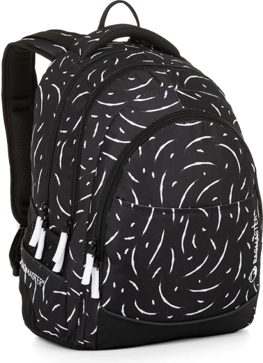 Bagmaster Digital studentu mugursoma melnbalta