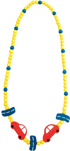 Koka kaklarota ar auto motīviem 23 cm (6 gab.)