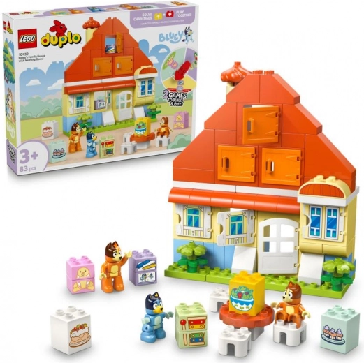 LEGO® DUPLO® 10459 Bluey māja un atmiņas spēle