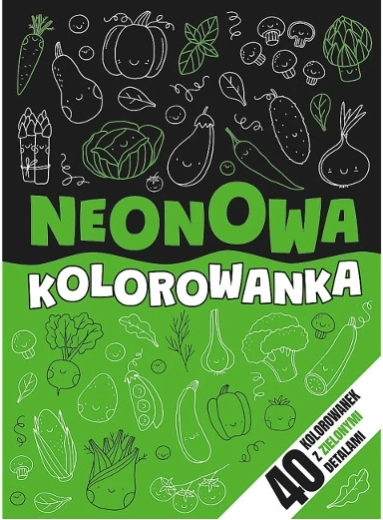 Neona krāsojamā grāmata – zaļa