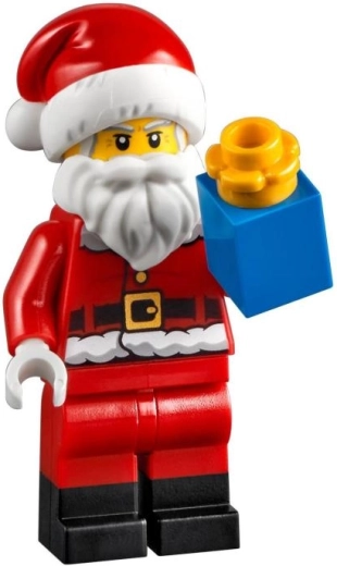Nikolaja minifigūra un vesela kaudze dāvanu