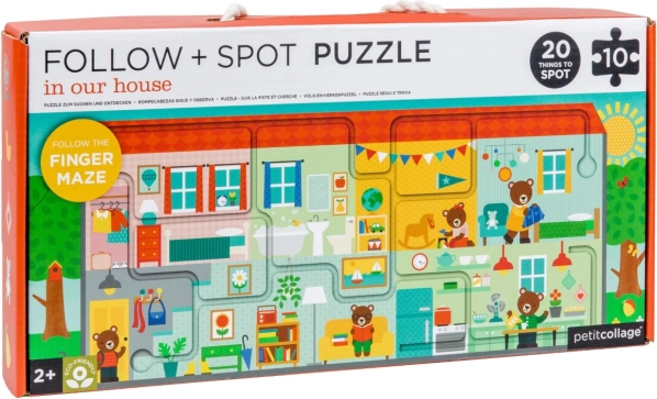 Petit Collage maze and puzzle our home