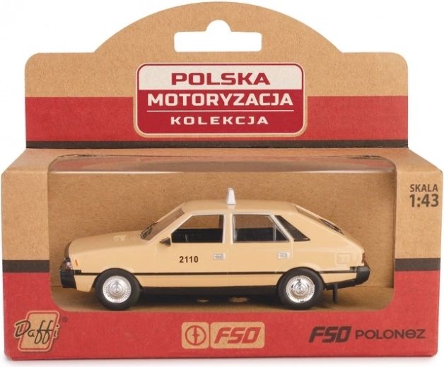 FSO Polonez taxi auto modelis 1:43, bēšs