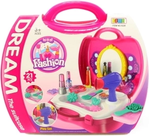Cosmetic set in a suitcase for kids
