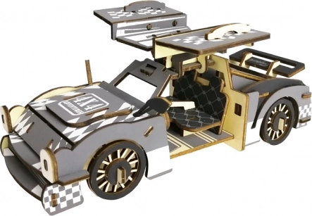 Koka 3D puzle sporta auto Woodcraft