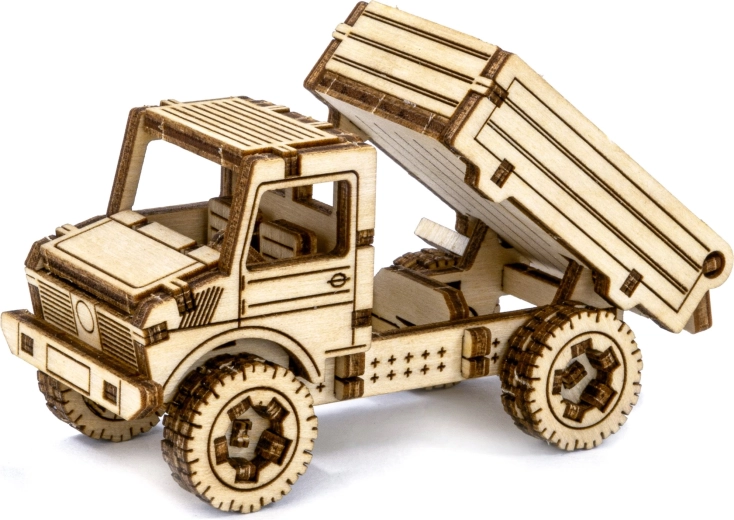 Koka 3D puzle WOODEN CITY Superfast kravas automašīna