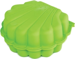 Practical lid for clean, dry sand