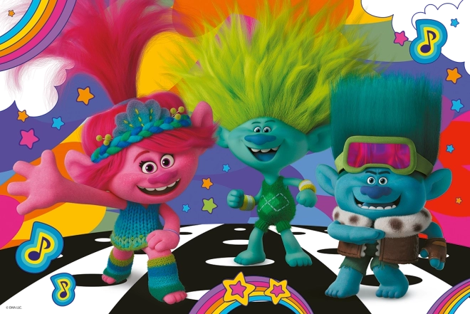 TREFL Puzzle TROLLS – Fun Trolls, 100 Pieces