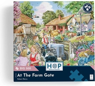 Picturesque scene of life on the farm