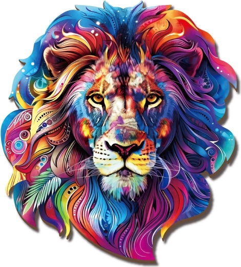 2Kids Toys wooden lion puzzle