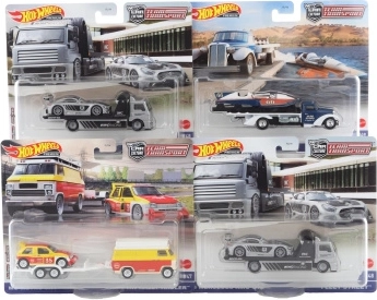 Hot Wheels vilcējs un sacīkšu automodelis
