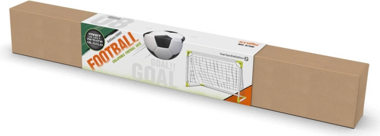 Dārza futbola vārti 90 × 60 × 60 cm ar tīklu, bumbu un pumpīti