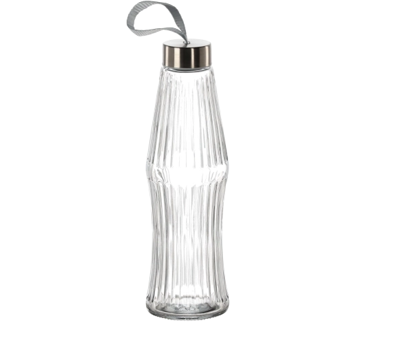 Pudele 600 ml ar skrūvējamu vāciņu (iepakojums 6 gab.)