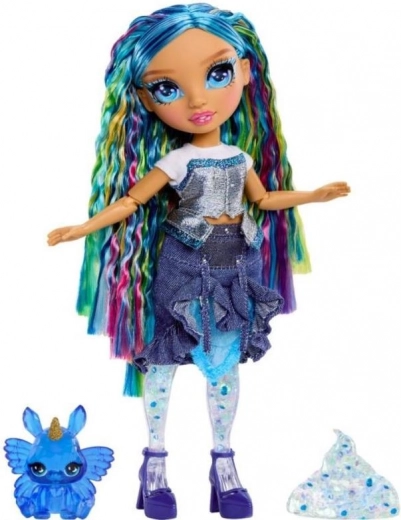 Lelle RAINBOW HIGH ar gļotu un spīdumiem – Skyler