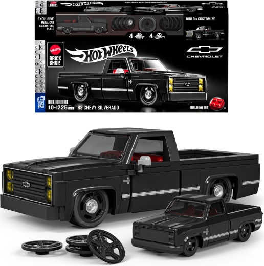 Mattel Brick Shop Hot Wheels Speed Series ’83 Chevy Silverado – 225-piece building set