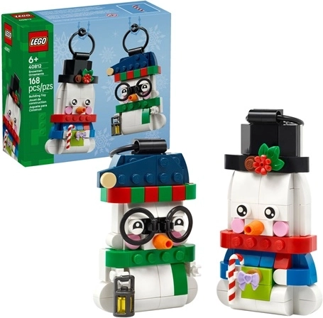 LEGO Iconic sniegavīru rotājumi