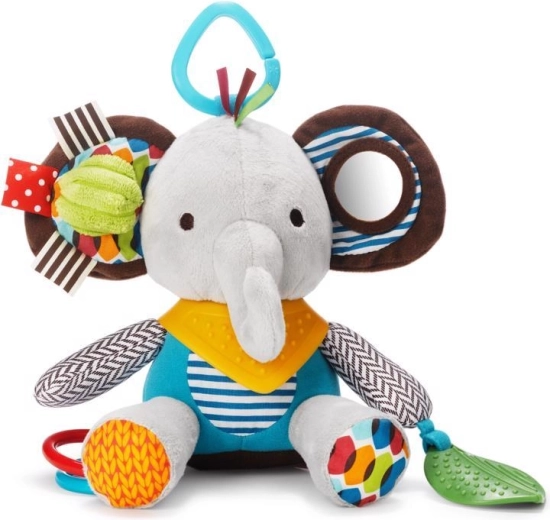 Skip Hop Bandana Buddies Elephant Activity Toy with C-Ring