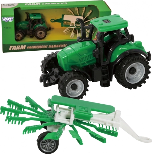 Tractor with Rake Woopie