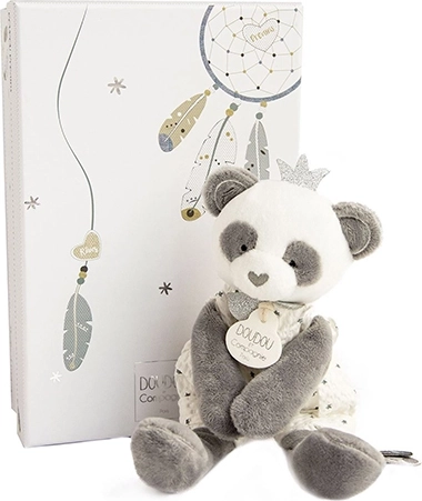 Doudou dāvanu komplekts – plīša panda 20 cm