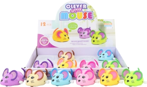 Wind-up Mouse with Key 5.5 × 9 cm