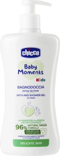 Chicco dušas želeja Baby Moments Kids 500 ml bērniem no 12 mēnešu vecuma
