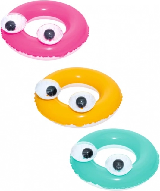 Piepūšamais peldriņķis ar acīm 61 cm (miks)