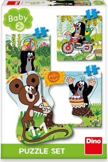 Dino Puzzle Kurmis pļavā - bērnu puzles