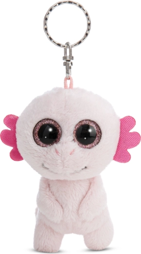 NICI Glubschis axolotla Xomo plīša atslēgu piekariņš 9 cm