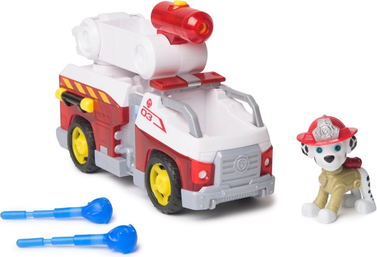 Māršala ugunsdzēsēju auto ar ūdens šāviņiem