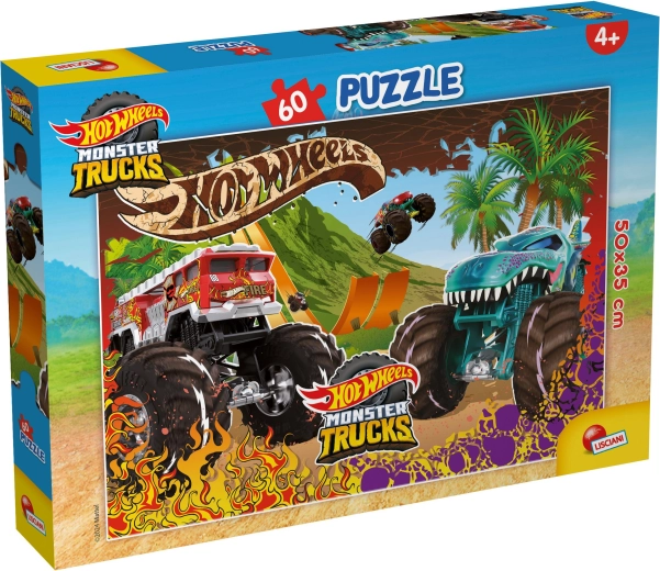Puzle HOT WHEELS 60 gab. 50 × 35 cm