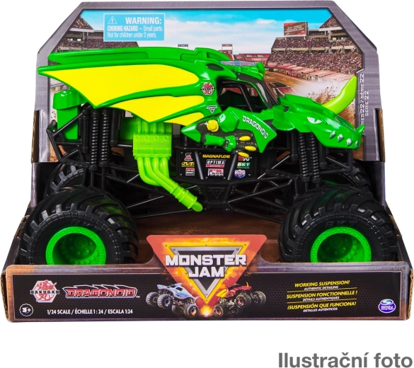 Monster Jam metāla monster truck modelis 1:24 – Grave Digger (asorti)