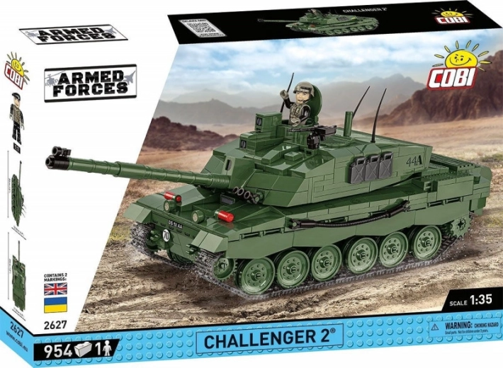 Tanka Challenger 2 būvkomplekts (1:35) – 954 detaļas