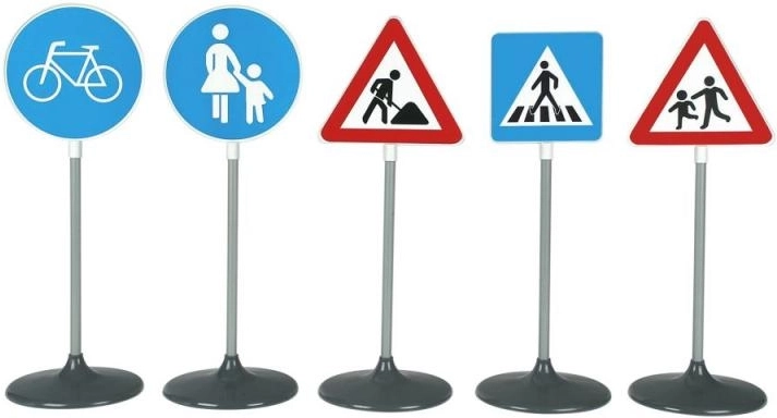 Lielas ceļa zīmes – 5 gab. komplekts