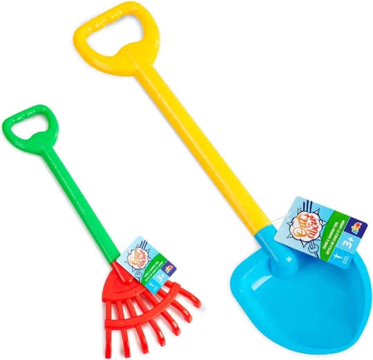 Smilšu rotaļlietas – plastmasas dārza instrumenti Addo