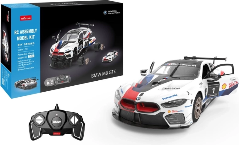 R/C BMW M8 GTE konstruktors mērogā 1:18