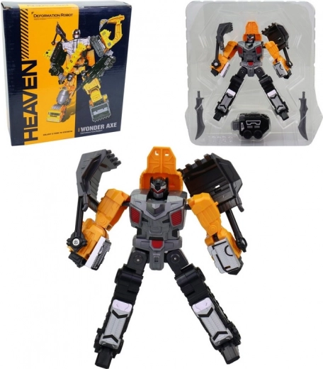 Transformējošs robots buldozers