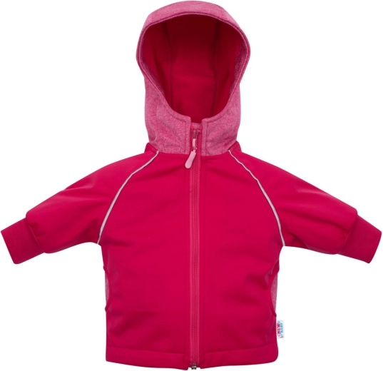 Rozā bērnu softshell jaka