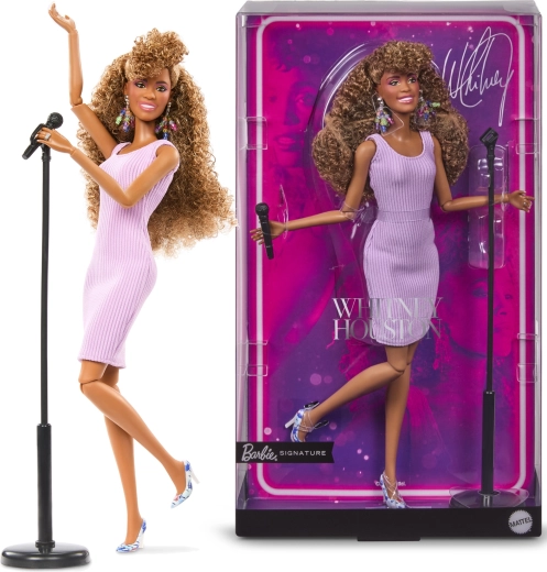 Mattel Barbie Signature kolekcionējama lelle Whitney Houston ar mikrofonu